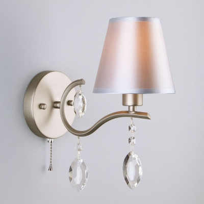 Бра Eurosvet Aurelia 10089/1 сатинированный никель