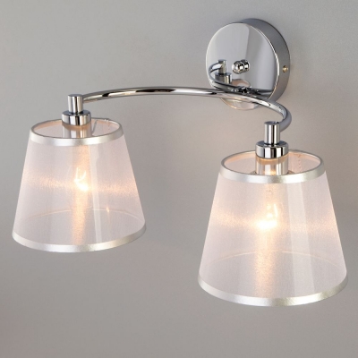 Двойное бра Eurosvet Cornetto 60094/2 хром Двойное бра Eurosvet Cornetto 60094/2 хром