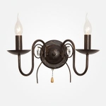 Двойное бра Eurosvet Tomas 60018/2 чёрный