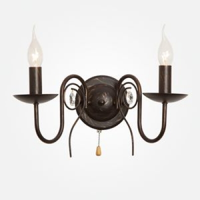 Двойное бра Eurosvet Tomas 60018/2 чёрный