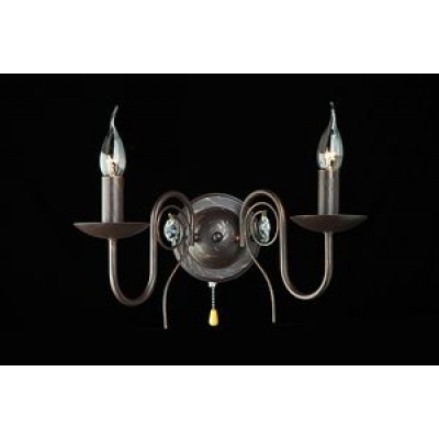 Двойное бра Eurosvet Tomas 60018/2 чёрный Двойное бра Eurosvet Tomas 60018/2 чёрный