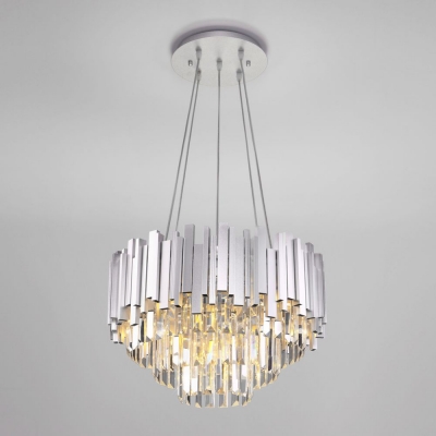 Хрустальная люстра Bogate's Piano 308/6 серебряный