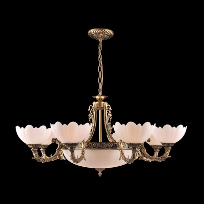 Люстра Eurosvet Bela 6051/8+3 античная бронза