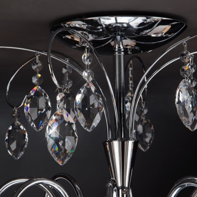 Люстра Eurosvet Rosalva 10021/8 хром Люстра Eurosvet Rosalva 10021/8 хром