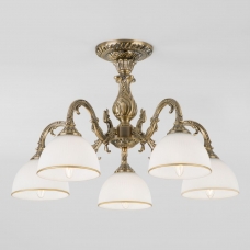 Люстра потолочная Eurosvet Caldera 60106/5 античная бронза