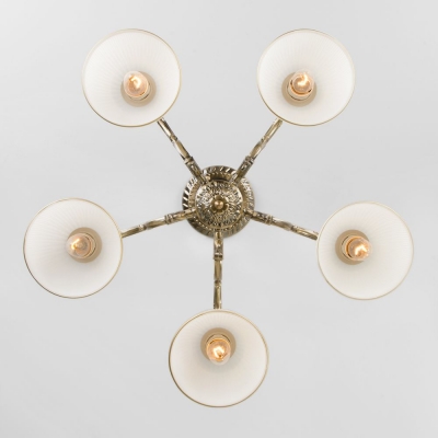 Люстра потолочная Eurosvet Caldera 60106/5 античная бронза Люстра потолочная Eurosvet Caldera 60106/5 античная бронза