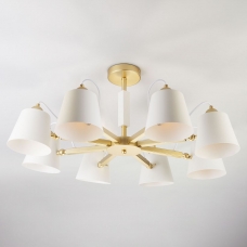 Люстра потолочная Eurosvet Frozen 70083/8 перламутровое золото