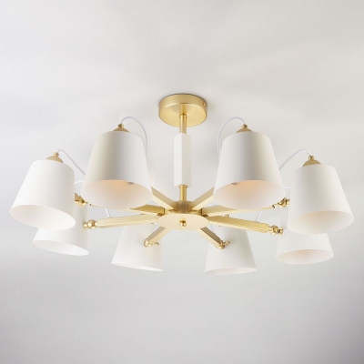 Люстра потолочная Eurosvet Frozen 70083/8 перламутровое золото