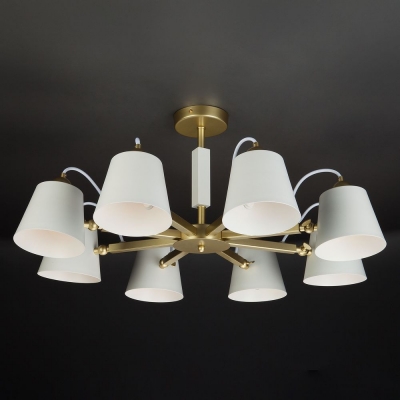 Люстра потолочная Eurosvet Frozen 70083/8 перламутровое золото