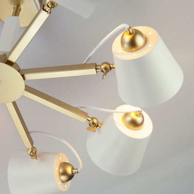 Люстра потолочная Eurosvet Frozen 70083/8 перламутровое золото