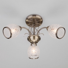 Люстра потолочная Eurosvet Gabriella 30026/3 античная бронза