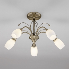 Люстра потолочная Eurosvet Ginevra 30280/5 античная бронза