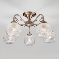 Люстра потолочная Eurosvet Kristin 30139/5 античная бронза