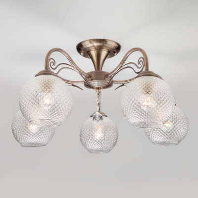 Люстра потолочная Eurosvet Kristin 30139/5 античная бронза