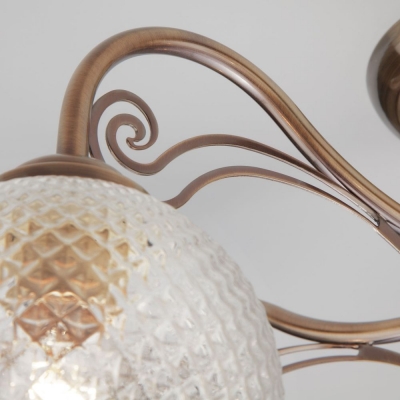 Люстра потолочная Eurosvet Kristin 30139/5 античная бронза