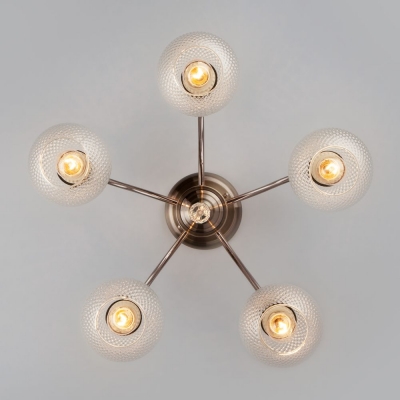 Люстра потолочная Eurosvet Kristin 30139/5 античная бронза