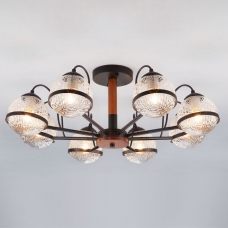 Люстра потолочная Eurosvet Livia 70081/8 чёрный