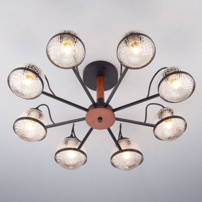 Люстра потолочная Eurosvet Livia 70081/8 чёрный