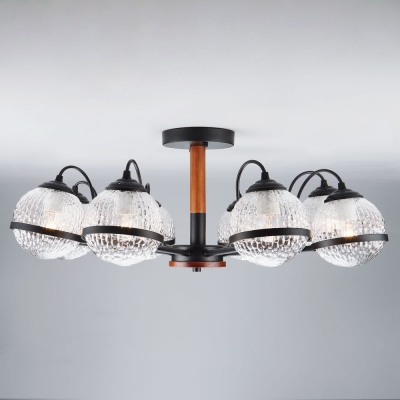 Люстра потолочная Eurosvet Livia 70081/8 чёрный