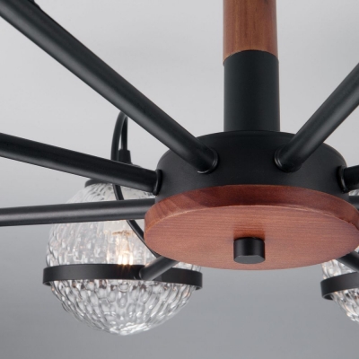 Люстра потолочная Eurosvet Livia 70081/8 чёрный