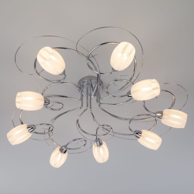 Люстра потолочная Eurosvet Luara 70040/9 хром