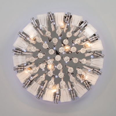 Люстра потолочная Eurosvet Soffite 80119/8 хром Люстра потолочная Eurosvet Soffite 80119/8 хром