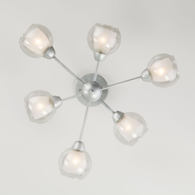 Люстра потолочная Eurosvet Vivien 30163/6 матовое серебро Люстра потолочная Eurosvet Vivien 30163/6 матовое серебро