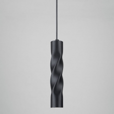 Подвесной светодиодный светильник Eurosvet Scroll 50136/1 LED чёрный