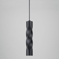 Подвесной светодиодный светильник Eurosvet Scroll 50136/1 LED чёрный