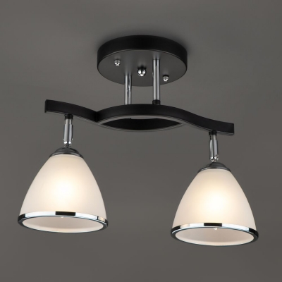 Потолочный светильник Eurosvet Ontario 9612/2 тёмное дерево;хром Потолочный светильник Eurosvet Ontario 9612/2 тёмное дерево;хром