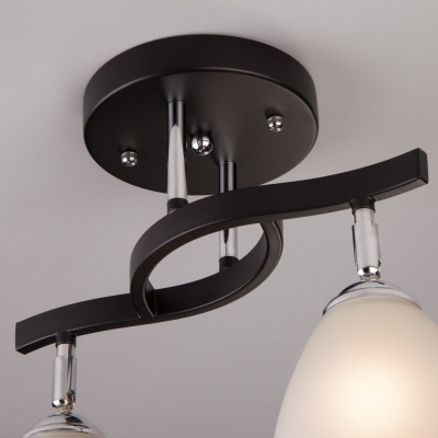 Потолочный светильник Eurosvet Ontario 9612/2 тёмное дерево;хром Потолочный светильник Eurosvet Ontario 9612/2 тёмное дерево;хром