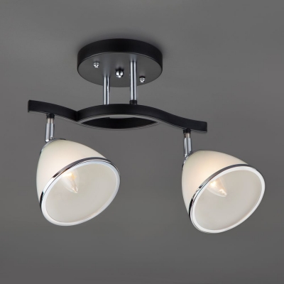 Потолочный светильник Eurosvet Ontario 9612/2 тёмное дерево;хром Потолочный светильник Eurosvet Ontario 9612/2 тёмное дерево;хром