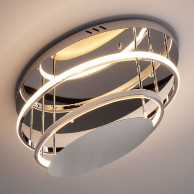 Потолочный светодиодный светильник Eurosvet Chic 90160/2 хром Потолочный светодиодный светильник Eurosvet Chic 90160/2 хром