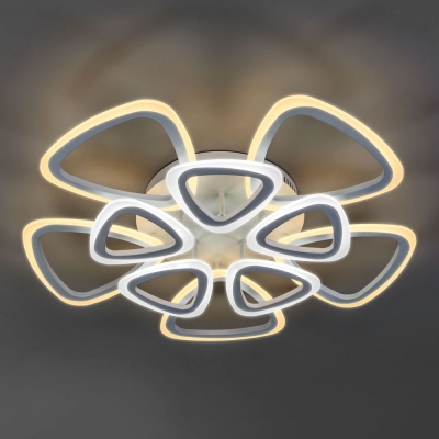 Светодиодная люстра Eurosvet Areo 90216/10 белый Светодиодная люстра Eurosvet Areo 90216/10 белый