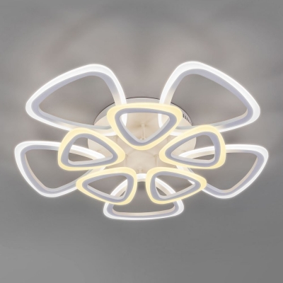 Светодиодная люстра Eurosvet Areo 90216/10 белый Светодиодная люстра Eurosvet Areo 90216/10 белый