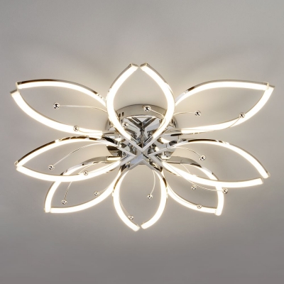 Светодиодная люстра Eurosvet Fiona 90092/8 хром