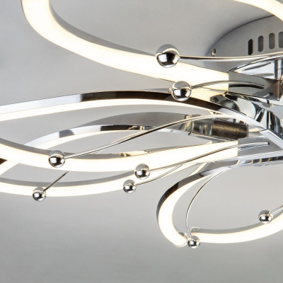 Светодиодная люстра Eurosvet Fiona 90092/8 хром Светодиодная люстра Eurosvet Fiona 90092/8 хром