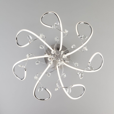 Светодиодная люстра Eurosvet Irvine 90106/7 хром Светодиодная люстра Eurosvet Irvine 90106/7 хром