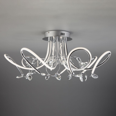 Светодиодная люстра Eurosvet Irvine 90106/7 хром Светодиодная люстра Eurosvet Irvine 90106/7 хром