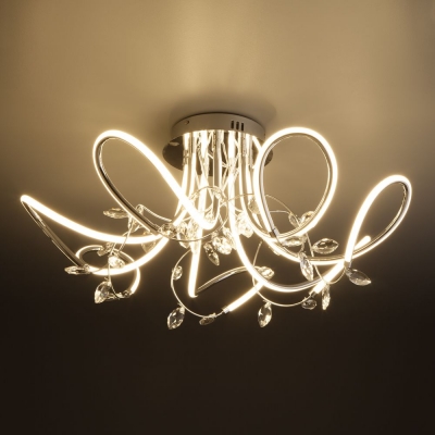 Светодиодная люстра Eurosvet Irvine 90106/7 хром Светодиодная люстра Eurosvet Irvine 90106/7 хром