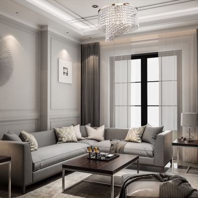 Хрустальная люстра Eurosvet Leoni 10090/5 хром