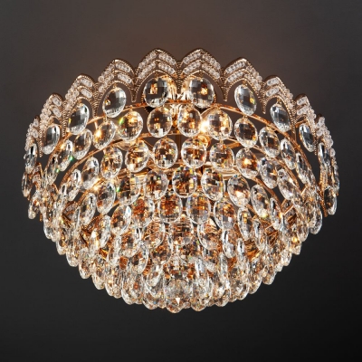 Хрустальная люстра Eurosvet Malvina 3649/6 золото Хрустальная люстра Eurosvet Malvina 3649/6 золото