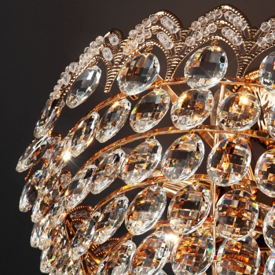 Хрустальная люстра Eurosvet Malvina 3649/6 золото Хрустальная люстра Eurosvet Malvina 3649/6 золото