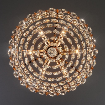 Хрустальная люстра Eurosvet Malvina 3649/6 золото Хрустальная люстра Eurosvet Malvina 3649/6 золото