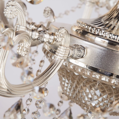 Люстра Bogate's Caprice 278/15 серебряный Люстра Bogate's Caprice 278/15 серебряный