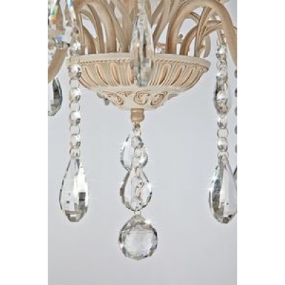 Люстра Eurosvet Amelia 10054/5 белый с золотом Люстра Eurosvet Amelia 10054/5 белый с золотом