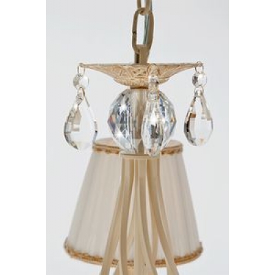 Люстра Eurosvet Amelia 10054/5 белый с золотом Люстра Eurosvet Amelia 10054/5 белый с золотом