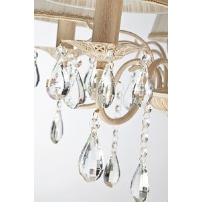 Люстра Eurosvet Amelia 10054/5 белый с золотом Люстра Eurosvet Amelia 10054/5 белый с золотом