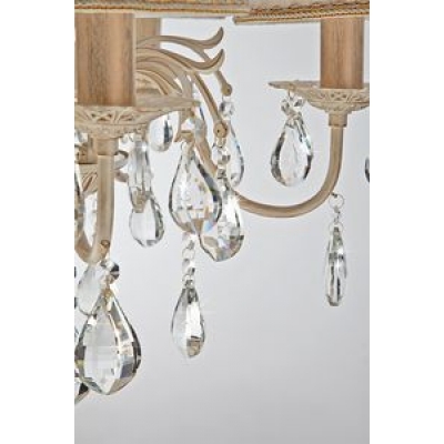 Люстра Eurosvet Amelia 10054/5 белый с золотом Люстра Eurosvet Amelia 10054/5 белый с золотом