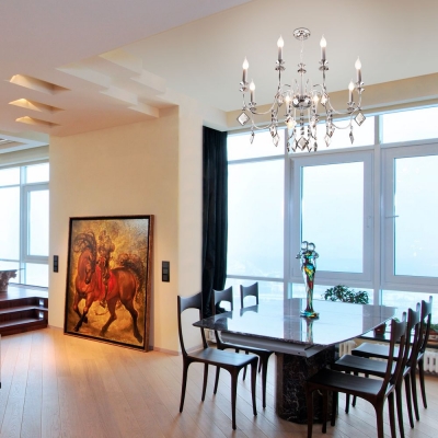 Люстра Eurosvet Telao 10110/8 хром Люстра Eurosvet Telao 10110/8 хром